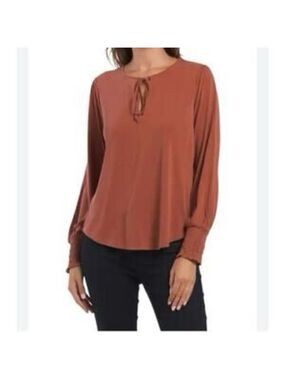 Lucky Brand Terracotta Blouse